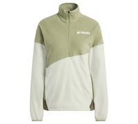 adidas performance - Terrex multi climawarm - Anorak in pile verde tenda/verde halo XS
