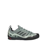 adidas Terrex Swift Solo 2.0 Hiking Shoes, Scarpe da Trekking Unisex-Adulto, Silver Green/Legend Ivy/Linen Green, 40 2/3 EU