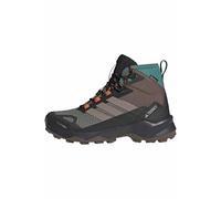Adidas - Scarpe da escursionismo leggere e calde in GORE-TEX e Primaloft® - Skychaser AX5 Mid GTX Climawarm+ W Earth Strata/Trace Brown/Pure Teal per Donne - Taglia 4 UK - Marrone