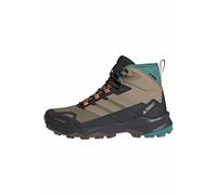 adidas Terrex Skychaser AX5 Mid Gore-Tex Climawarm+ Hiking Shoes, Scarpe da Trekking Uomo, Cardboard/Blanch Cargo/Pure Teal, 44 2/3 EU