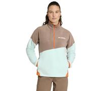 adidas Terrex Terrex Multi Climawarm W - felpa in pile - donna Light Brown/Blue XS