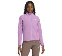 adidas Terrex Terrex Multi Essentials Full Zip W - felpa in pile - donna S Dark Pink woman Recycled Polyester,Recycled Materials