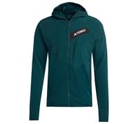 adidas Terrex - Terrex Techrock CW+ Wind Hooded Fleece - Giacca in pile XL blu