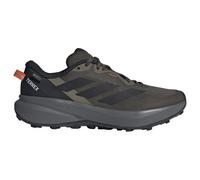 adidas Uomo Terrex Tracefinder Plus Gore-Tex Trail Running Shoes, Shadow Olive/Core Black/Olive Strata, 44 EU