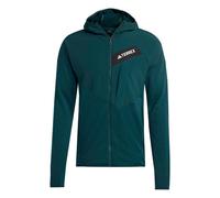 adidas Terrex Terrex Techrock Climawarm+ M - felpa in pile - uomo XL Dark Green man Recycled Materials,Recycled Polyester