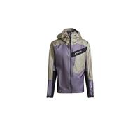 Adidas terrex trk gtx khaki violet giacca impermeabile da uomo