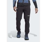 adidas - Terrex Utilitas - Pantaloni da trekking neri con zip-Nero XL
