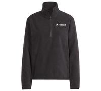 Pile adidas Multi Essentials Half Zip nero puro donna - S