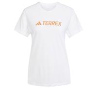 T-shirt adidas Terrex Multi Climacool Logo Tech manica corta bianco puro arancione donna - L