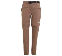 adidas Terrex - Women's Utilitas ZO Pants - Pantaloni zip off 44 - Regular marrone