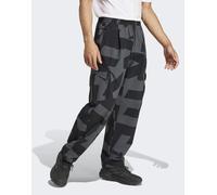 adidas Terrex - Xploric Cargo - Pantaloni stampati neri/carbonio/grigio sei-Nero M