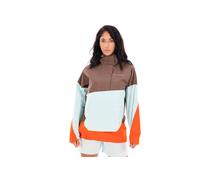 Anorak Terrex Xploric 2.5L Climaproof Earth Strata / Semi Flash Aqua / Semi Impact Orange L