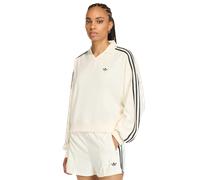Polo in spugna collo a V maniche lunghe Off White XS