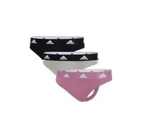 Adidas Thong (3pk) -Sport Active Comfort Cotton Mutandine a Perizoma, 934 Assortiti, L (Pacco da 3) Donna