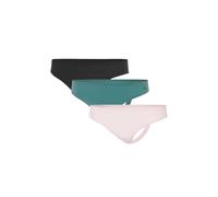 adidas Thong (3pk) -Sport Active Light Flex-Packaged Panties-Bequeme Unterwäsche Slip a Tanga, Assorted_4a0561, S Donna