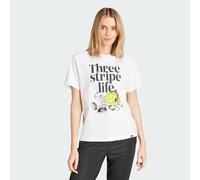 Adidas Three Stripes Life Graphic Tshirt T-Shirt Grafica a Maniche Corte Donna (Pacco da 1)