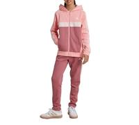 adidas Tiberio 3 Stripes Colorblock Fleece Junior Tracksuit 15-16 Years