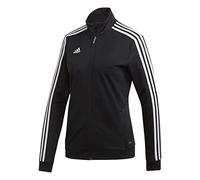 adidas Tiro 19 Training Jkt W, Felpa con Zip Unisex-Adulto, Nero (Black/Black/White), S
