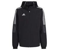 Adidas TIRO 21 all-Weather Jacket, Giacca Impermeabile Uomo, Nero, S