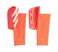 adidas Tiro League - Parastinchi, colore: Rosso/Bianco, S