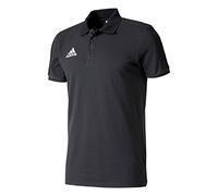 adidas Tiro17 Cotton Polo, Uomo, Nero/Dark Grey/Bianco, S