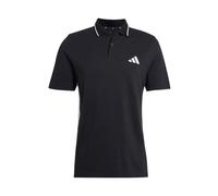 Adidas, ,Tops ,Uomo ,Nero ,M Polo in Piqué Essentials a 3 strisce