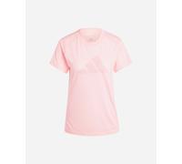 Adidas Tr-ess Big Logo W - T-shirt Training - Donna - Rosa L