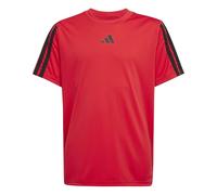 adidas TRAIN ESSENTIALS 3-STRIPES T-SHIRT, T-shirt Bambino, pure ruby/black,