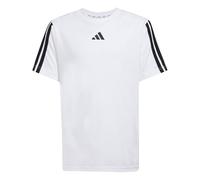 adidas TRAIN ESSENTIALS 3-STRIPES T-SHIRT, T-shirt Bambino, White/Black,