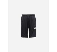 Adidas Train Essentials 3stripes Jr - Pantaloncini - Nero 9-10ANNI