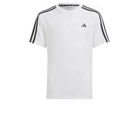 adidas Train Essentials Aeroready 3-stripes Regular-fit Short Sleeve T-shirt Maglietta, White/Black, 164 Bambini e ragazzi