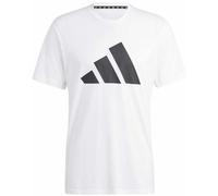 T-shirt adidas Train Essentials Feelready Logo manica corta bianco puro nero - M