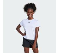 adidas Train Essentials Regular Fit Logo Training T-Shirt Junior Girls, T-shirt Bambina, White/Black,