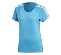 Adidas Training 3-Stripe Tee Training 3-Stripe Tee, Donna, Shock Cyan, 2XS 32-34