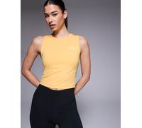 adidas Training - Adi365 Top senza maniche arancione con strisce catarifrangenti XS