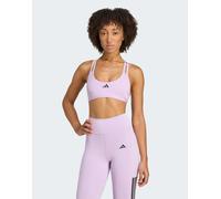 adidas - Training Aeroimpact Luxe - Reggiseno da allenamento a supporto leggero color prugna polvere-Viola M C-D Cup