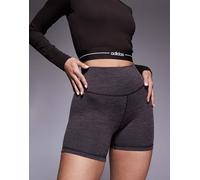 adidas Training - All Me - Pantaloncini leggings marrone caffè da 5" S
