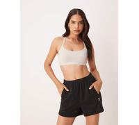 adidas Training - All Me - Reggiseno sportivo color pietra a sostegno leggero-Bianco 2XS