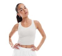 adidas Training - All Me - Top senza maniche con reggiseno a sostegno medio beige-Neutro M