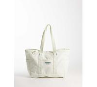 adidas Training - Borsa shopping in tela color crema e verde No Size