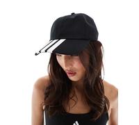 adidas - Training - Cappellino nero con 3 strisce One Size