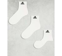 adidas Training - Confezione da 3 paia di calzini bianchi-Bianco XS