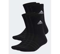 adidas Training - Confezione da 6 paia di calzini imbottiti neri-Nero 37 1/3-38 2/3