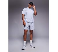Adidas Designed For Training 3 Stripes 7´´ Shorts Grigio S Uomo