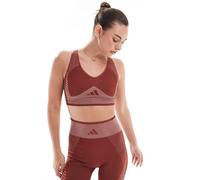 adidas Training - D4T - Reggiseno sportivo a sostegno leggero bordeaux-Rosso L