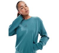 adidas Training - D4T Warm-up - Felpa girocollo blu ottanio preloved 2XS