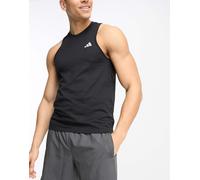 adidas - Training Essential - Canotta nera con logo-Nero XL