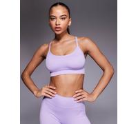 adidas - Training Essentials - Brassière viola senza cuciture a supporto leggero XL
