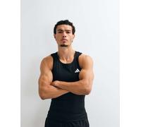 adidas Training - Essentials - Canotta nera a coste-Nero M