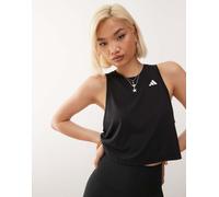 adidas - Training Essentials - Canotta squadrata nera-Nero L